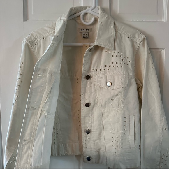 ARIAT Love it Jacket Cloud Dancer Size XS NWT - Picture 9 of 11